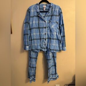 Wondershop Blue and White Plaid Pajamas
